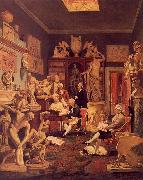  Johann Zoffany Charles Towneley's Library in Park Street Sweden oil painting reproduction